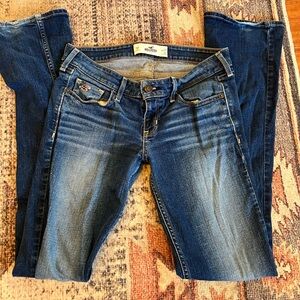 Hollister Blue Washed Flare Jeans